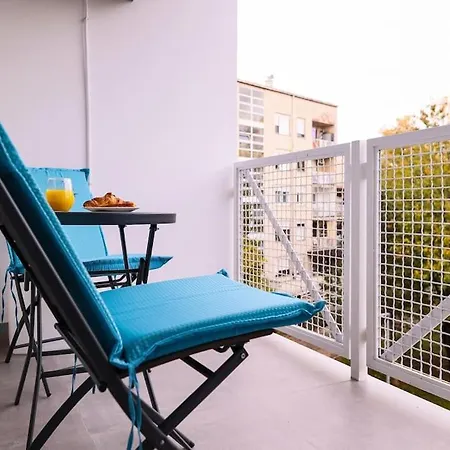 Modern White Oasis, 1Bdr Apt Zagrzeb Zewnętrze zdjęcie