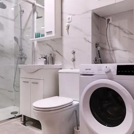 Modern White Oasis, 1Bdr Apt Zagrzeb Zewnętrze zdjęcie